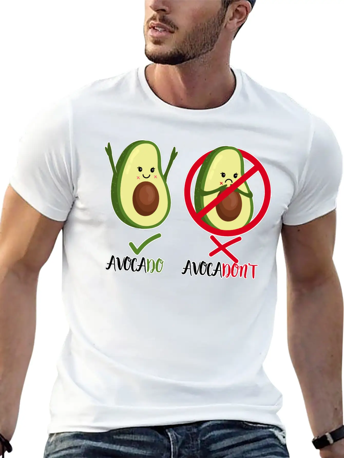 Avocado - Avocadon't - Motivational Quote Positive Classic Cotton Tee – Unisex Comfort For Any Season