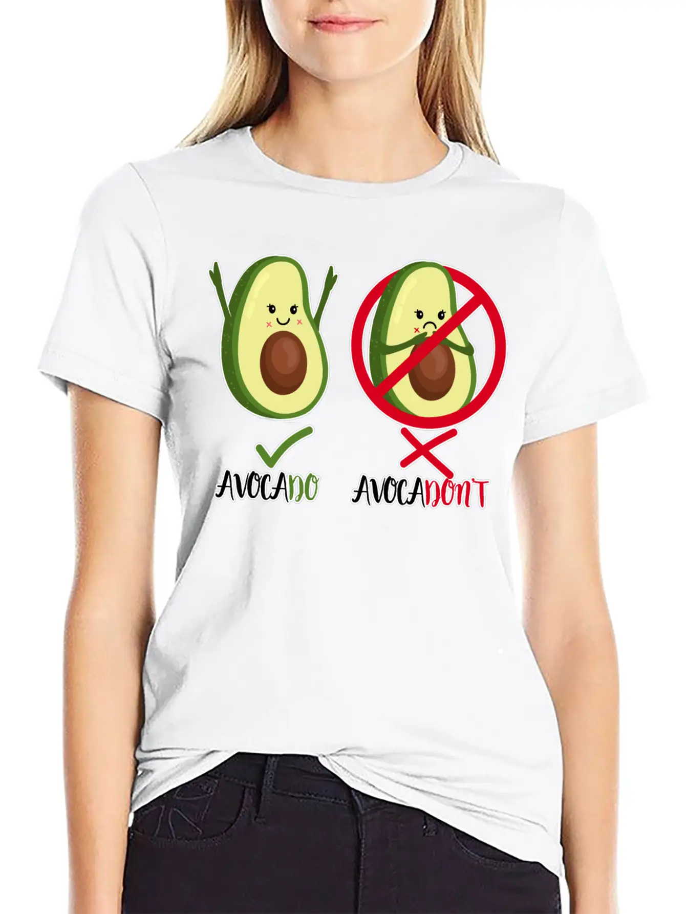 Avocado - Avocadon't - Motivational Quote Positive Classic Cotton Tee – Unisex Comfort For Any Season