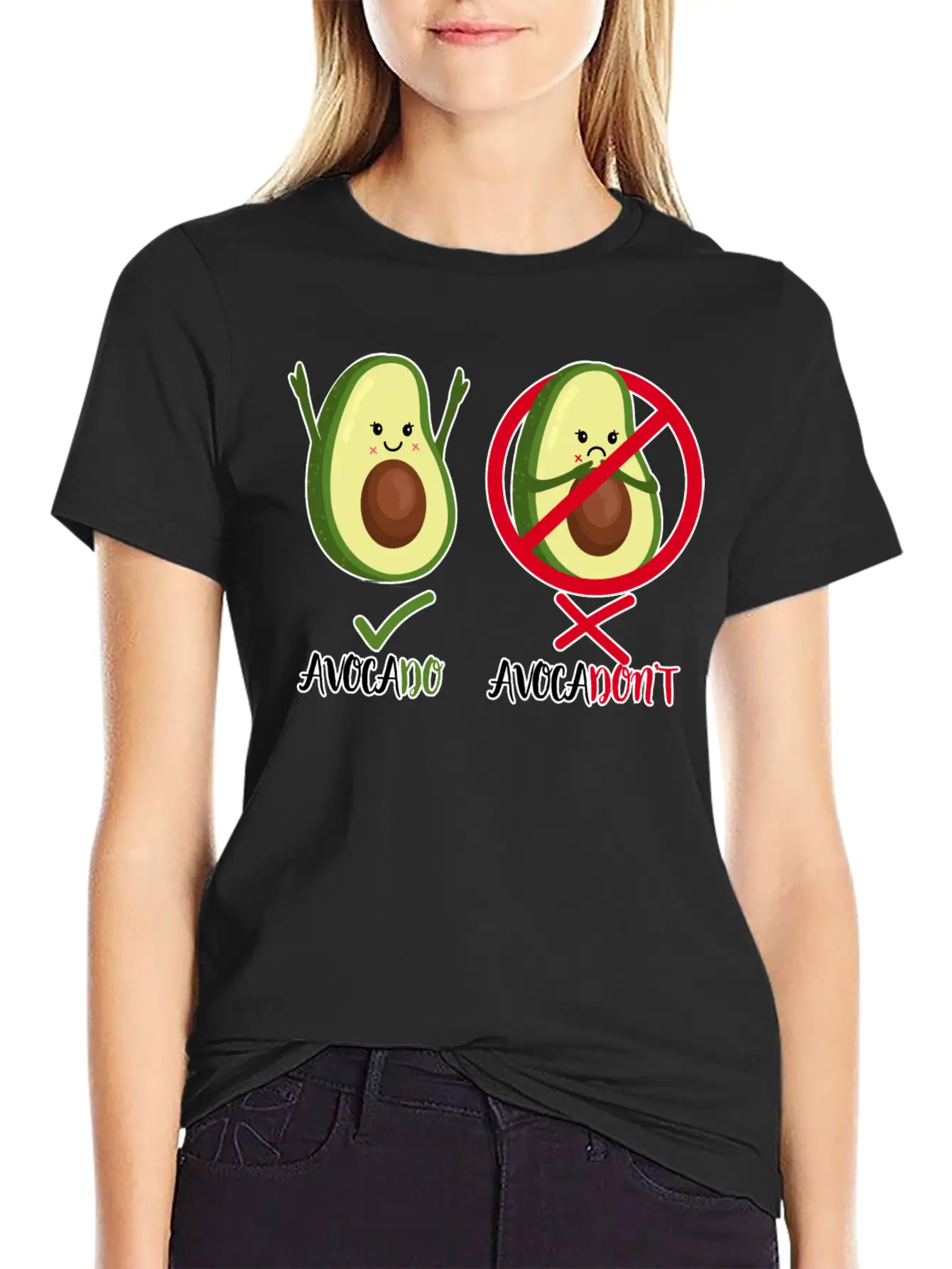 Avocado - Avocadon't - Motivational Quote Positive Classic Cotton Tee – Unisex Comfort For Any Season