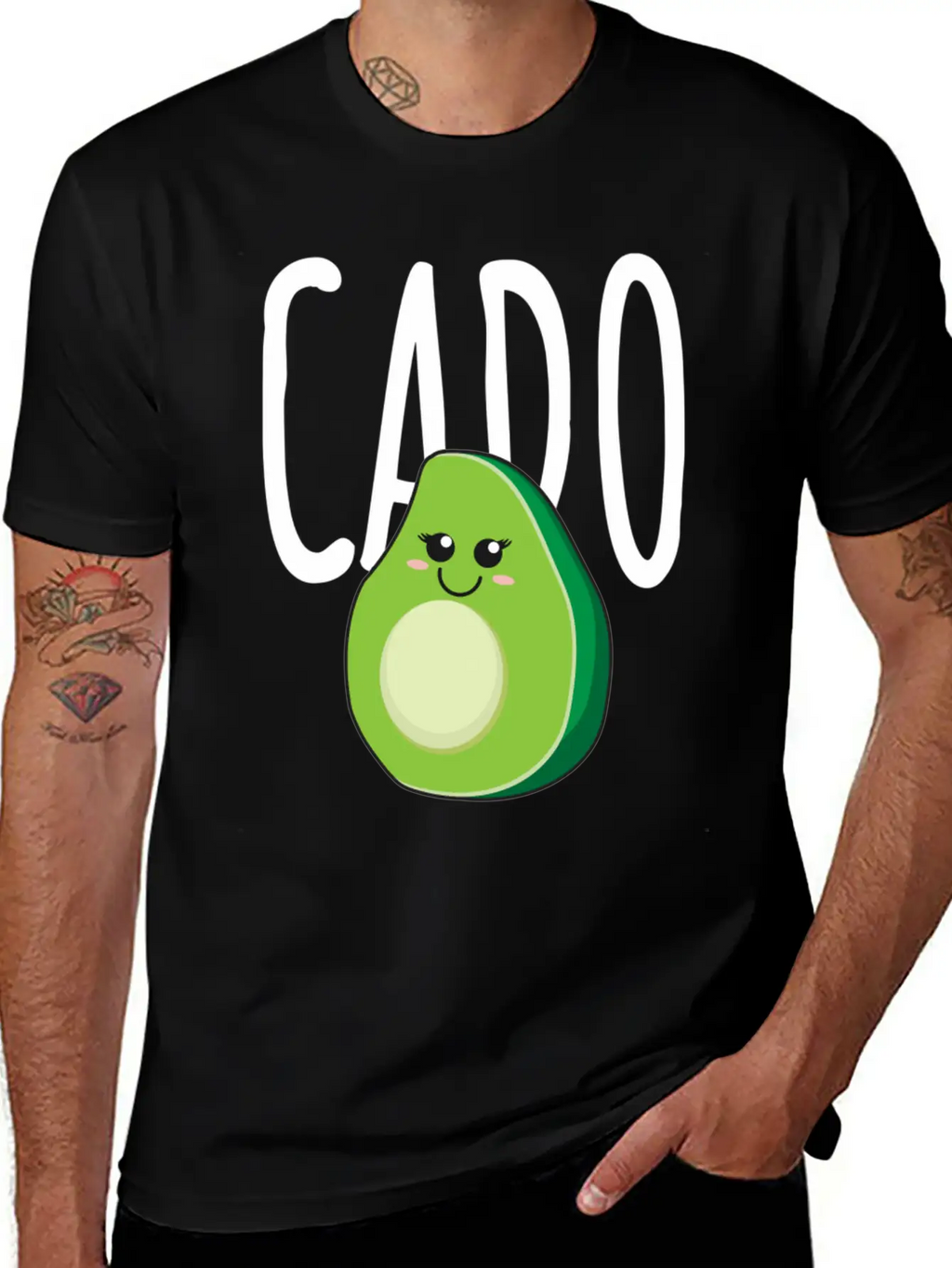 Avocado Cado Couples Loves Matching Outfit For Cou Breathable Graphic T-Shirt – Perfect For Casual Days