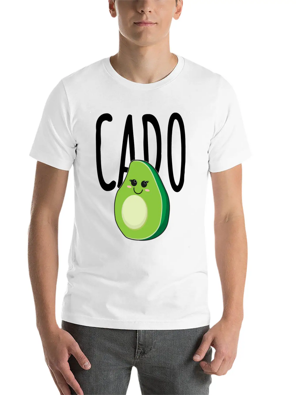 Avocado Cado Couples Loves Matching Outfit For Cou Breathable Graphic T-Shirt – Perfect For Casual Days