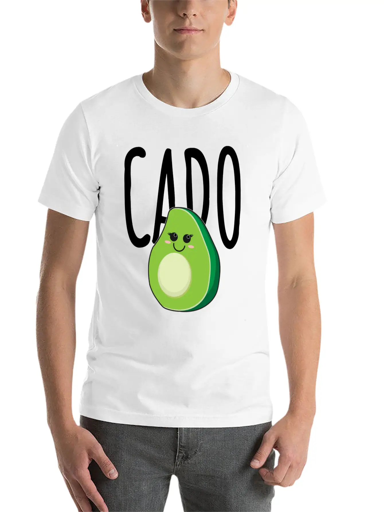 Avocado Cado Couples Loves Matching Outfit For Cou Breathable Graphic T-Shirt – Perfect For Casual Days