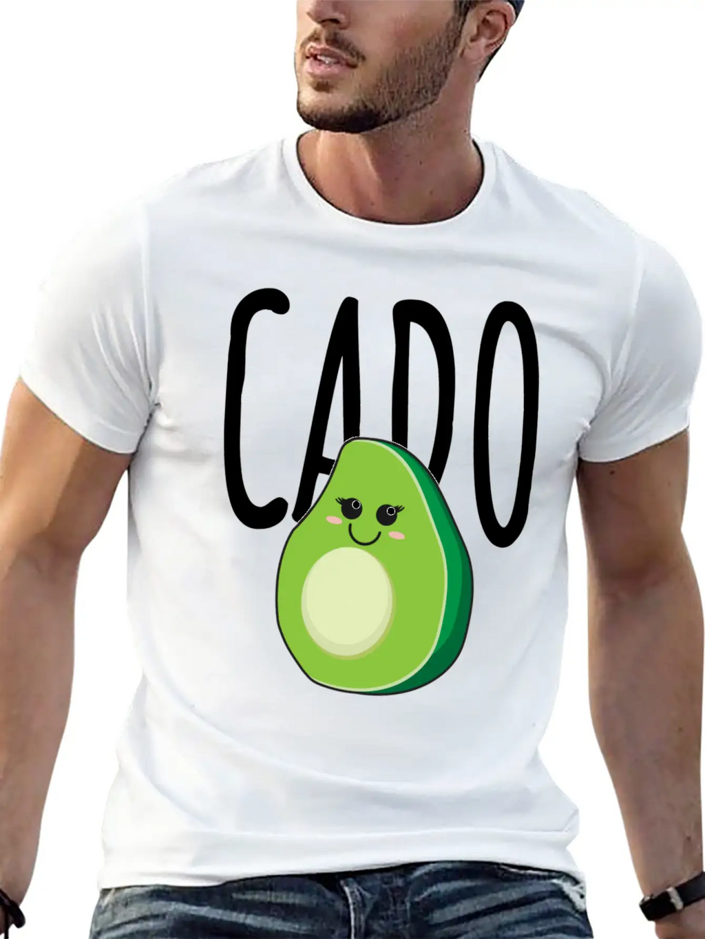 Avocado Cado Couples Loves Matching Outfit For Cou Breathable Graphic T-Shirt – Perfect For Casual Days