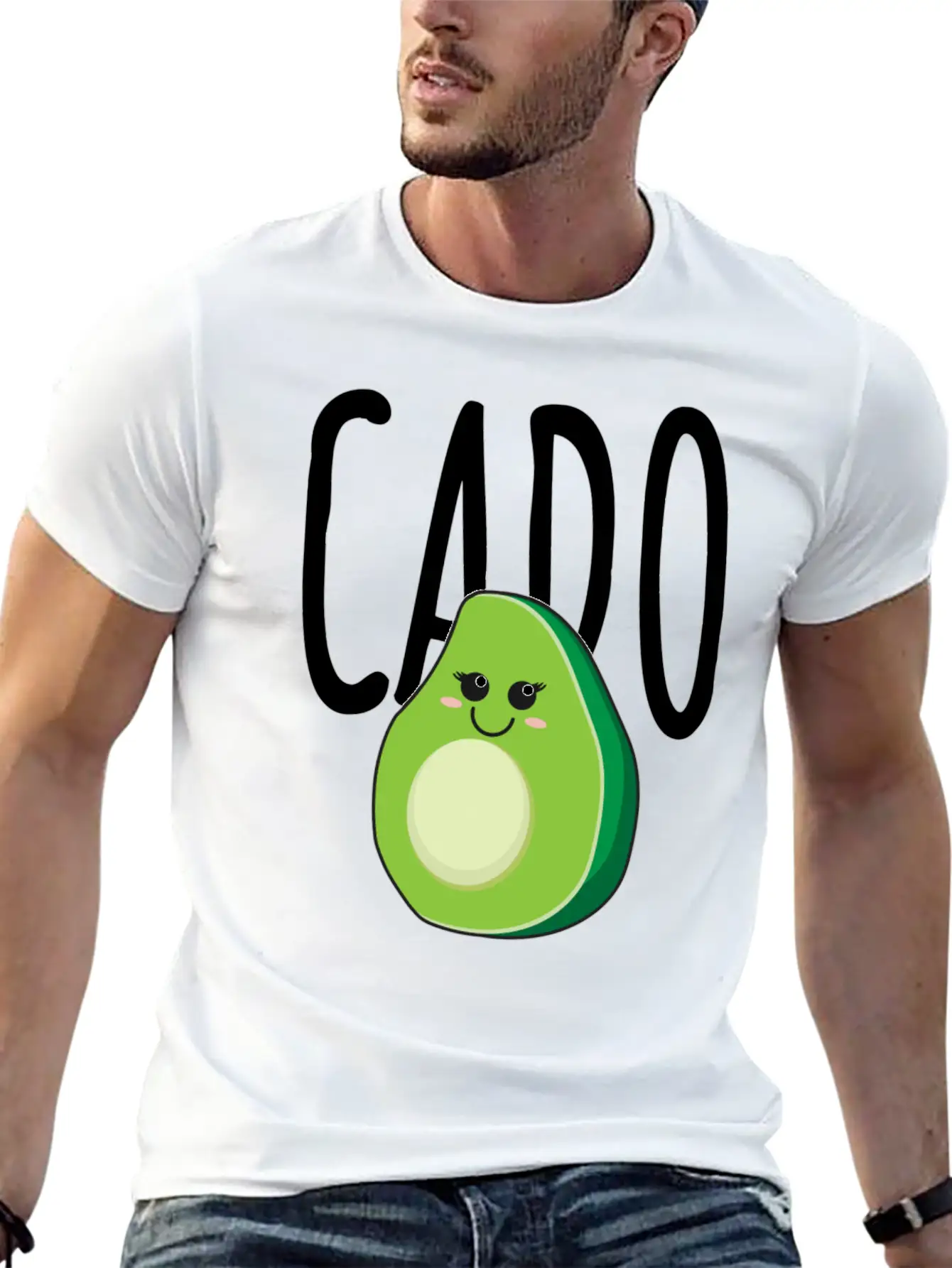 Avocado Cado Couples Loves Matching Outfit For Cou Breathable Graphic T-Shirt – Perfect For Casual Days