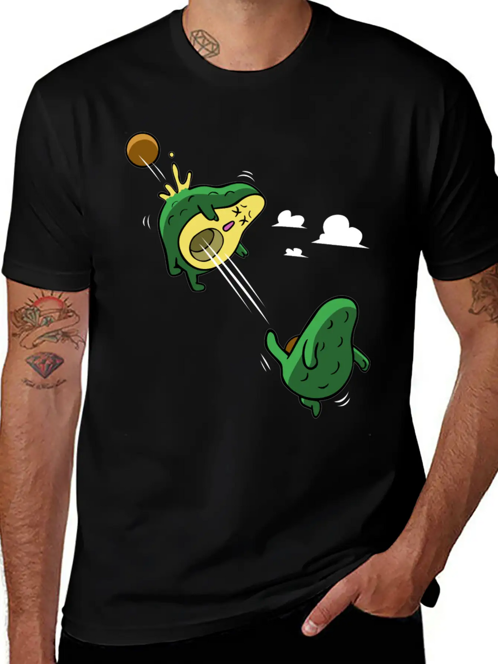 Avocado Scoring A Goal Relaxed Everyday Tee – Lightweight And Durable Cotton