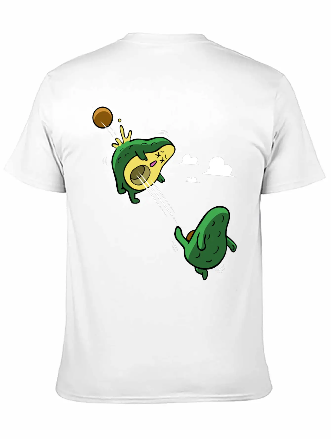 Avocado Scoring A Goal Relaxed Everyday Tee – Lightweight And Durable Cotton