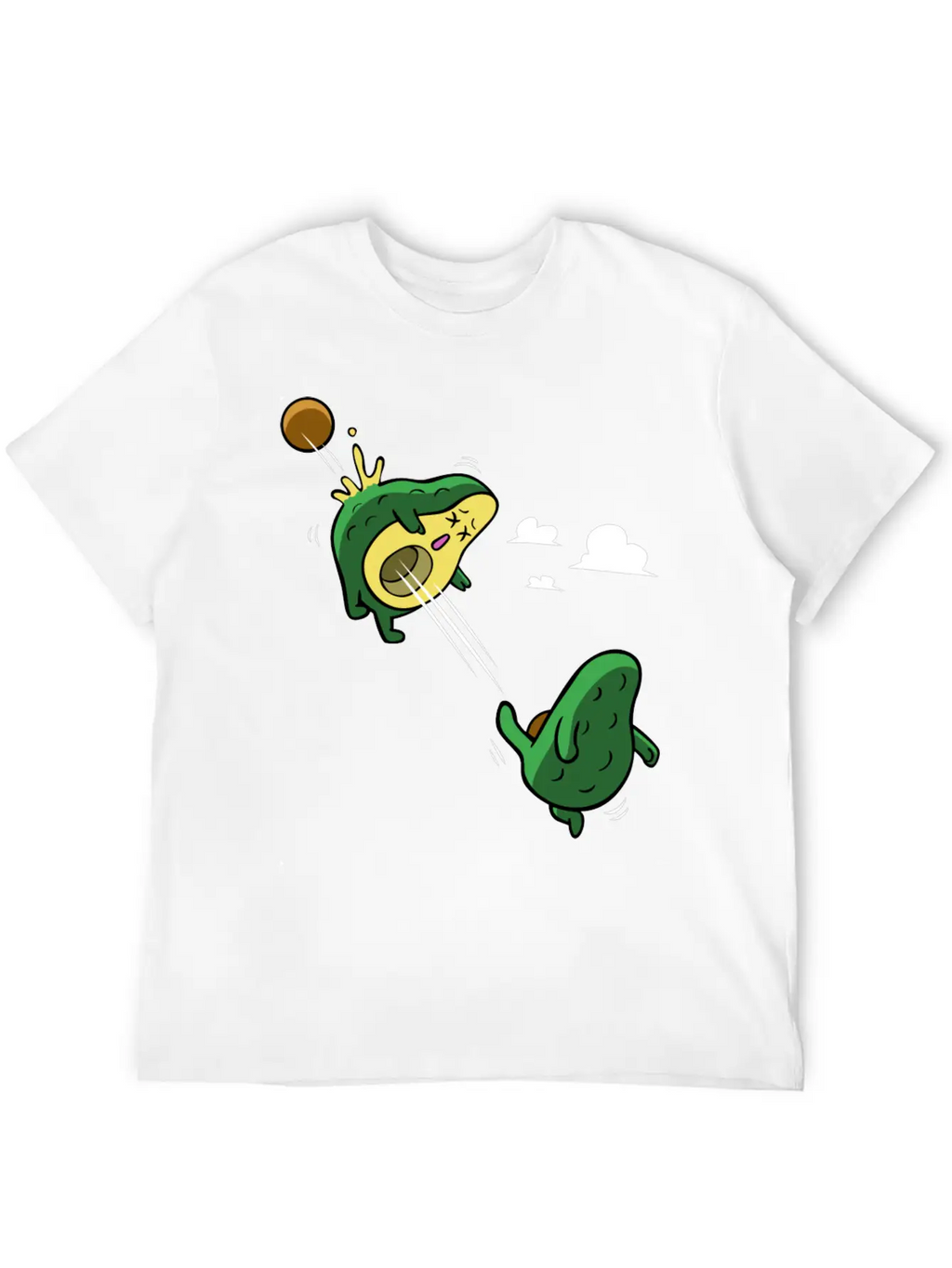 Avocado Scoring A Goal Relaxed Everyday Tee – Lightweight And Durable Cotton
