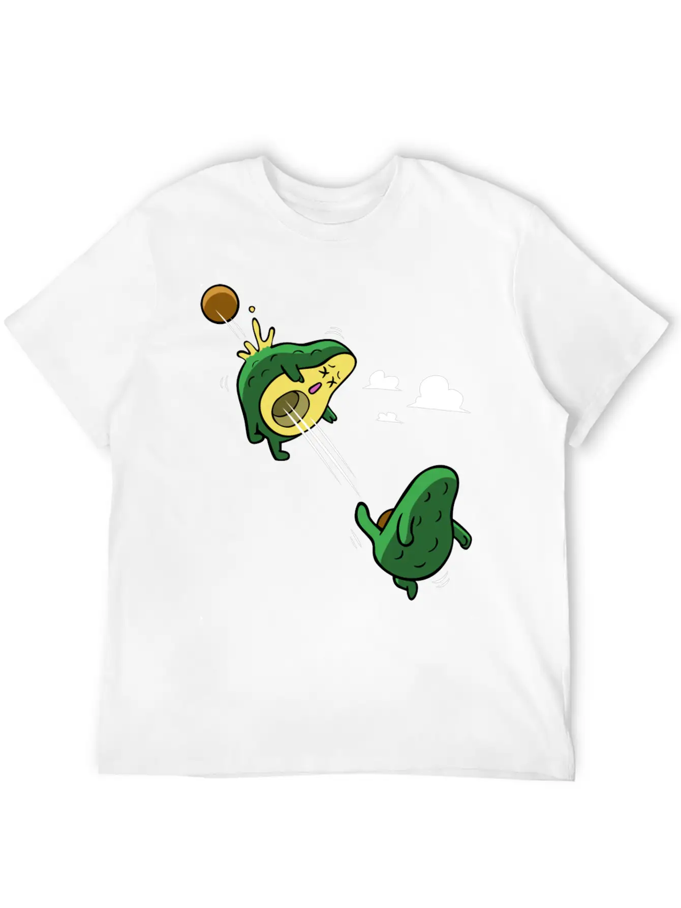 Avocado Scoring A Goal Relaxed Everyday Tee – Lightweight And Durable Cotton