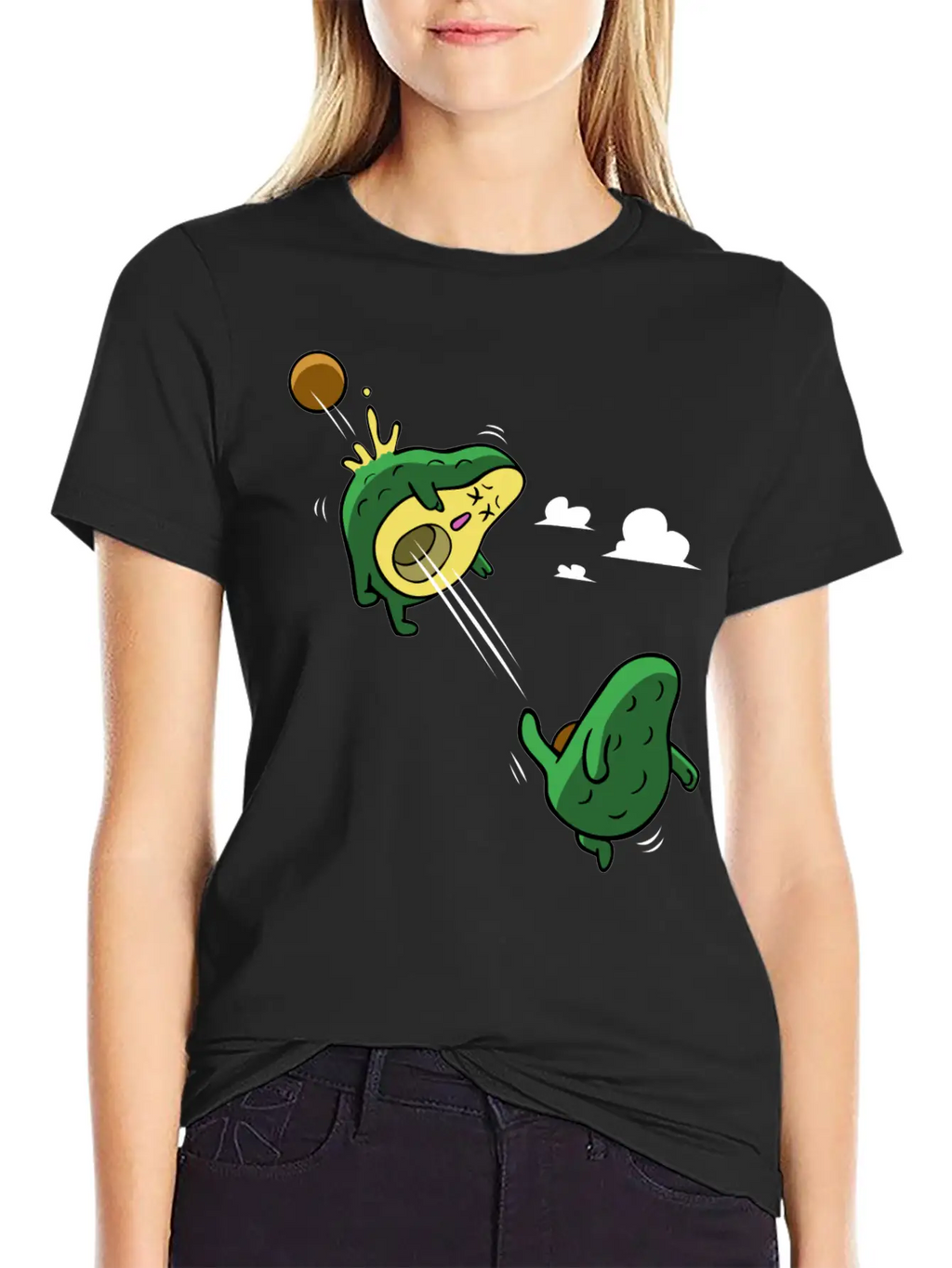 Avocado Scoring A Goal Relaxed Everyday Tee – Lightweight And Durable Cotton