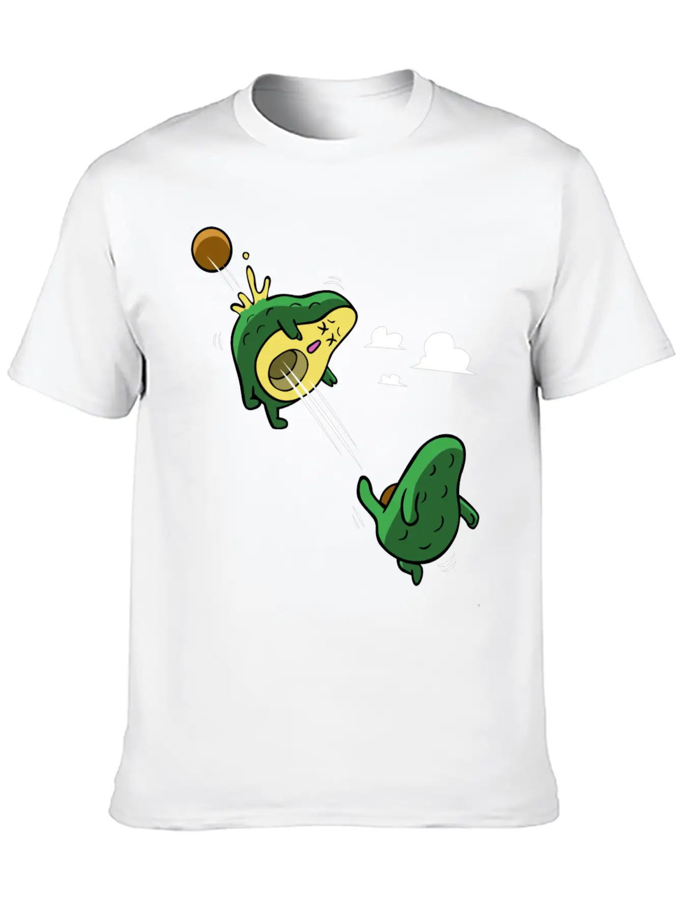Avocado Scoring A Goal Relaxed Everyday Tee – Lightweight And Durable Cotton