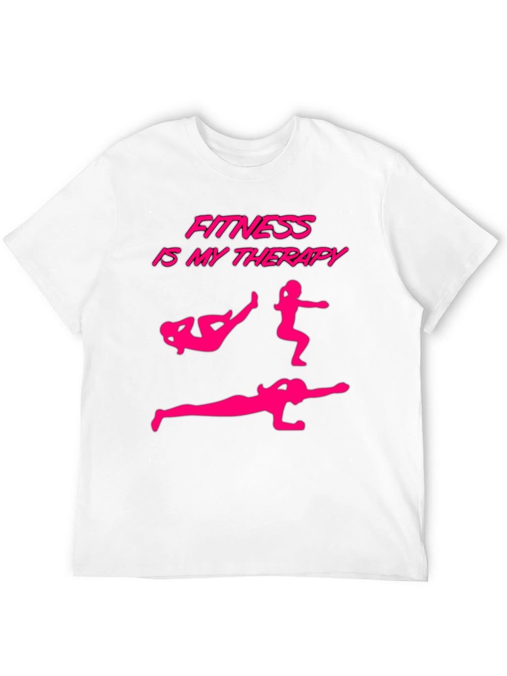 Fitness Is My Therapy Graphic T-Shirt