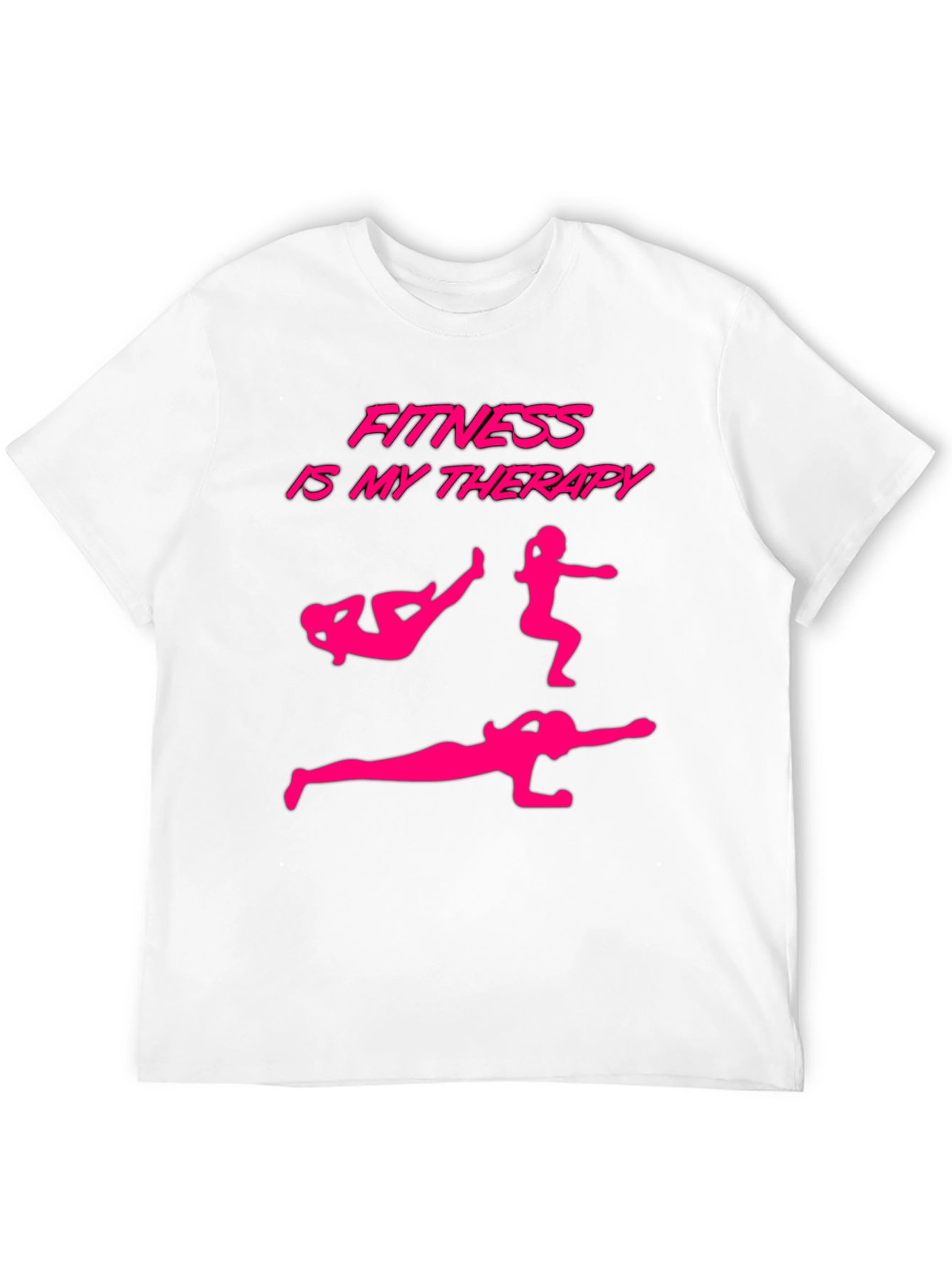Fitness Is My Therapy Graphic T-Shirt