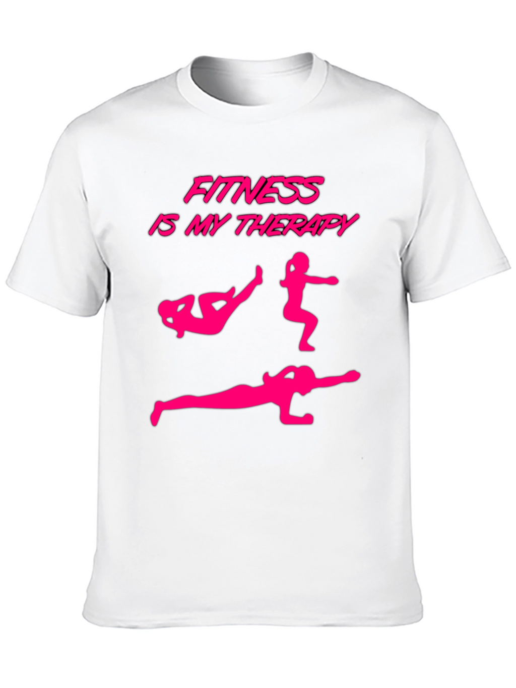Fitness Is My Therapy Graphic T-Shirt