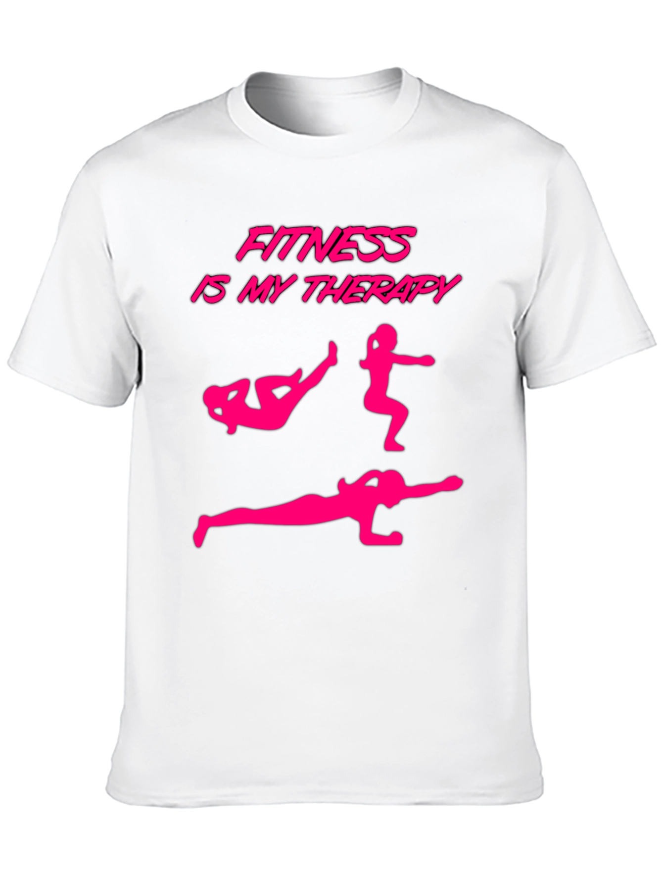 Fitness Is My Therapy Graphic T-Shirt