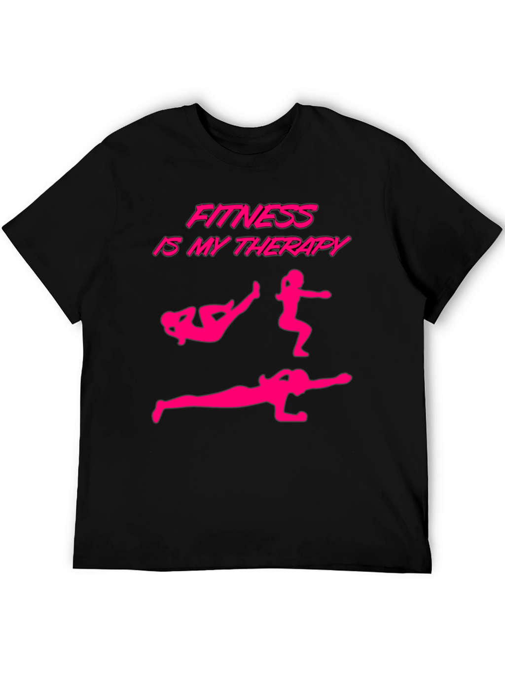 Fitness Is My Therapy Graphic T-Shirt