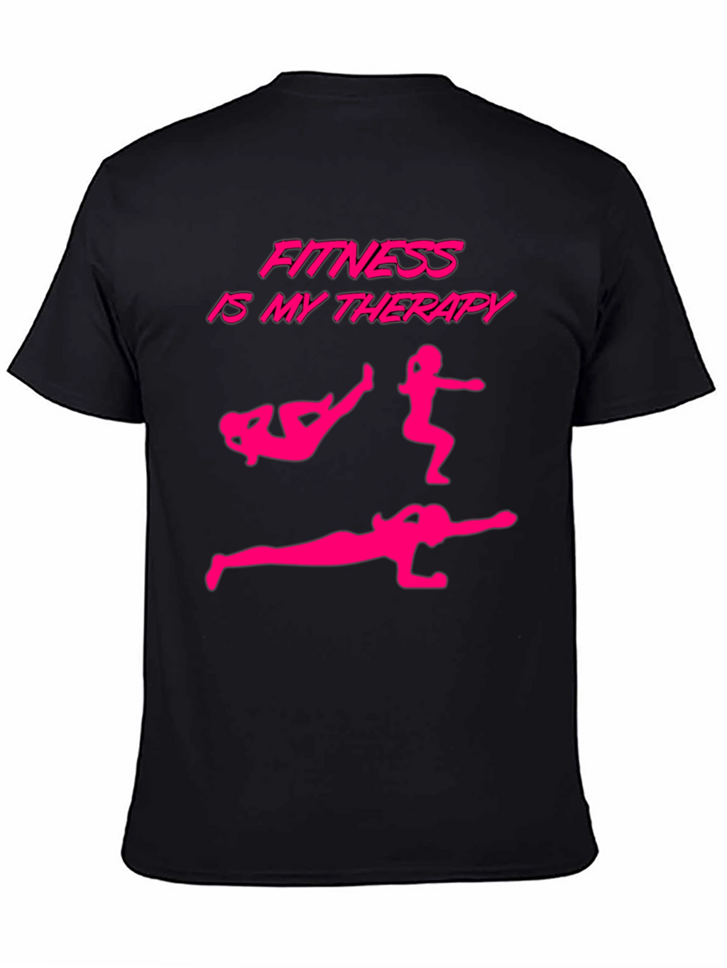 Fitness Is My Therapy Graphic T-Shirt