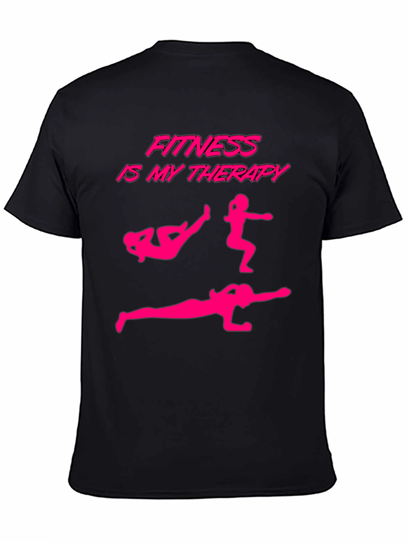 Fitness Is My Therapy Graphic T-Shirt