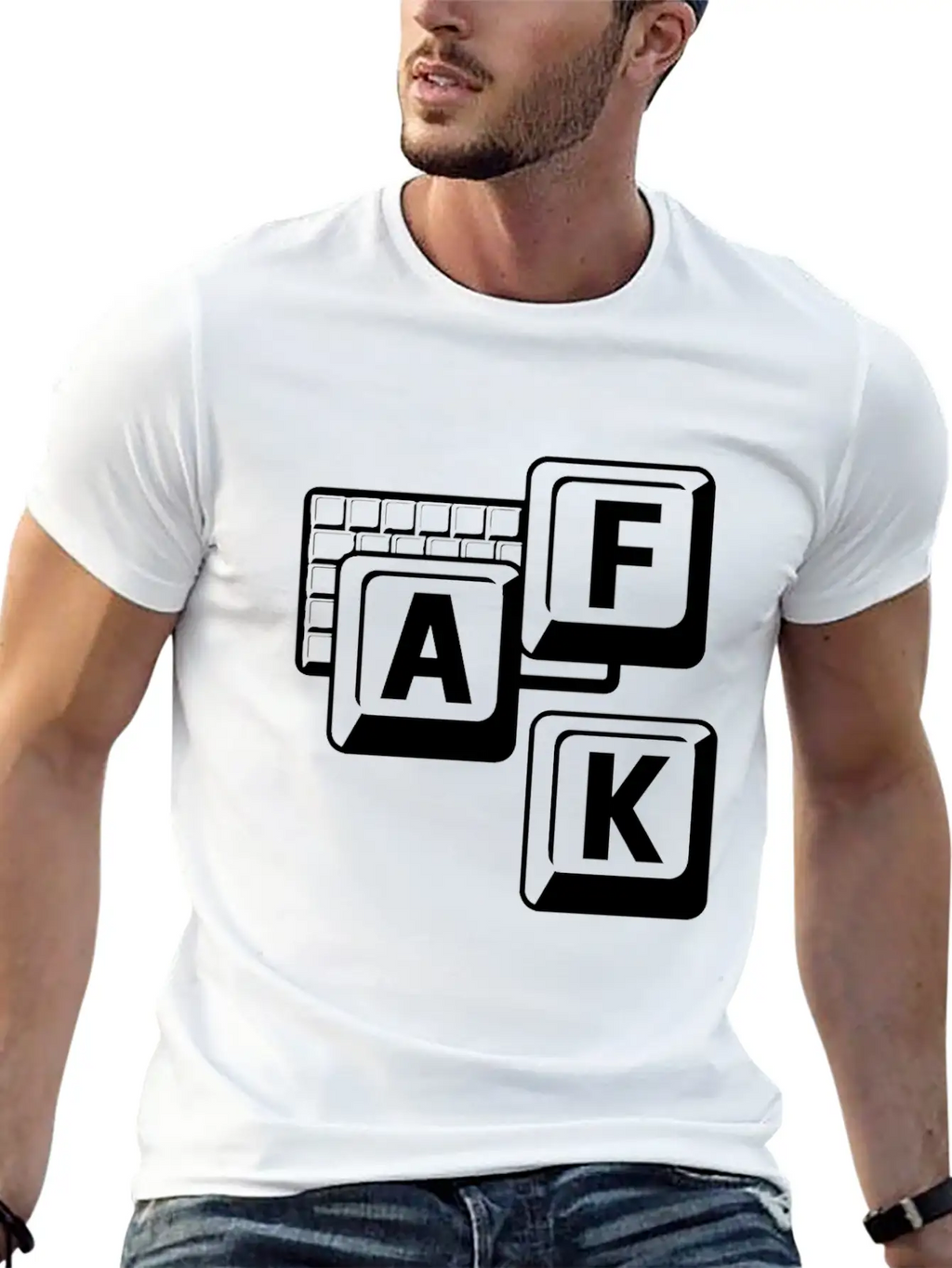 Away From Keyboard, Funny Gamer Saying Design Classic Cotton Tee – Unisex Comfort For Any Season