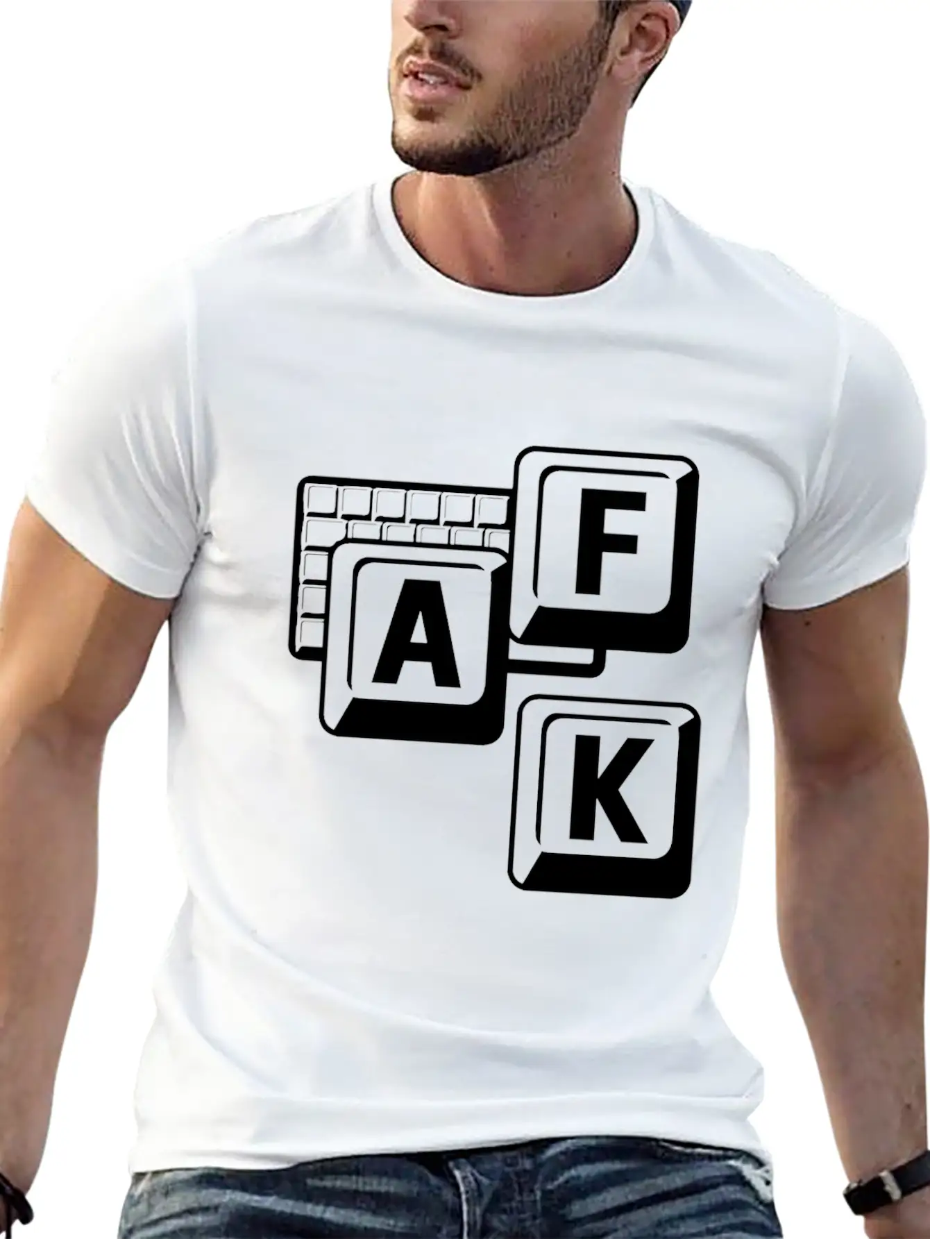 Away From Keyboard, Funny Gamer Saying Design Classic Cotton Tee – Unisex Comfort For Any Season