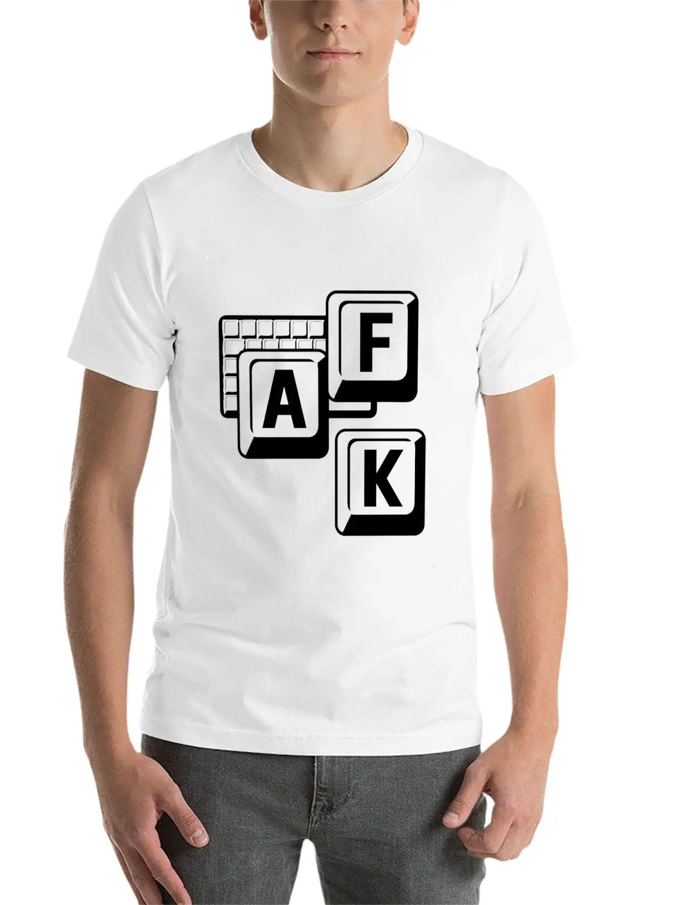 Away From Keyboard, Funny Gamer Saying Design Classic Cotton Tee – Unisex Comfort For Any Season