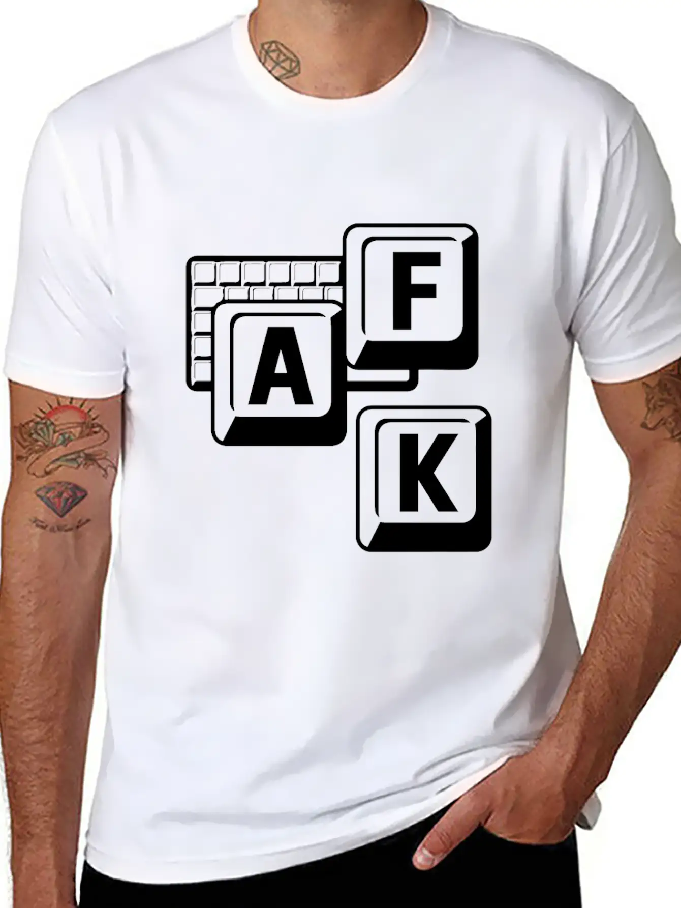 Away From Keyboard, Funny Gamer Saying Design Classic Cotton Tee – Unisex Comfort For Any Season