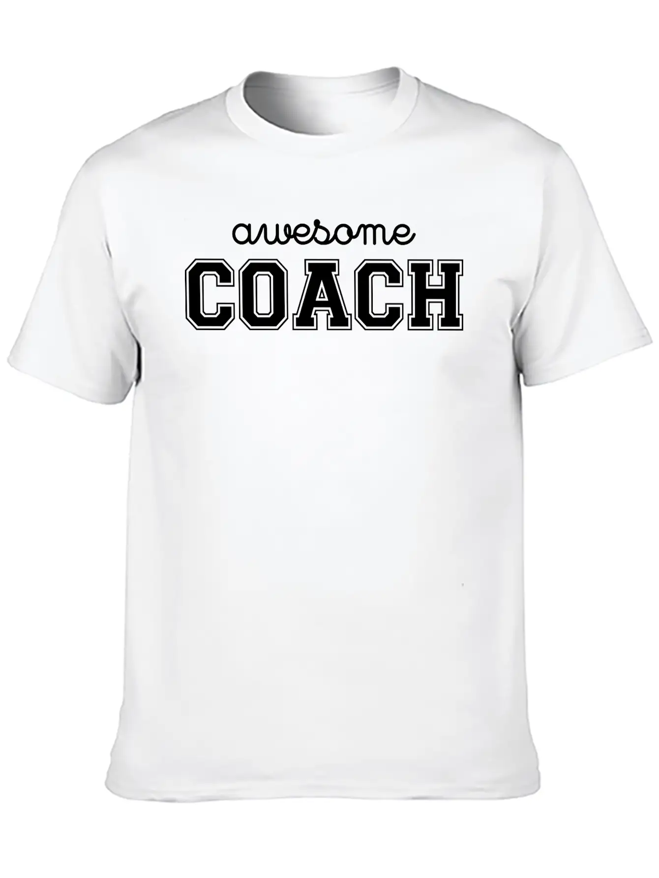 Awesome Coach Breathable Soft Cotton T-Shirt – Timeless Casual Look