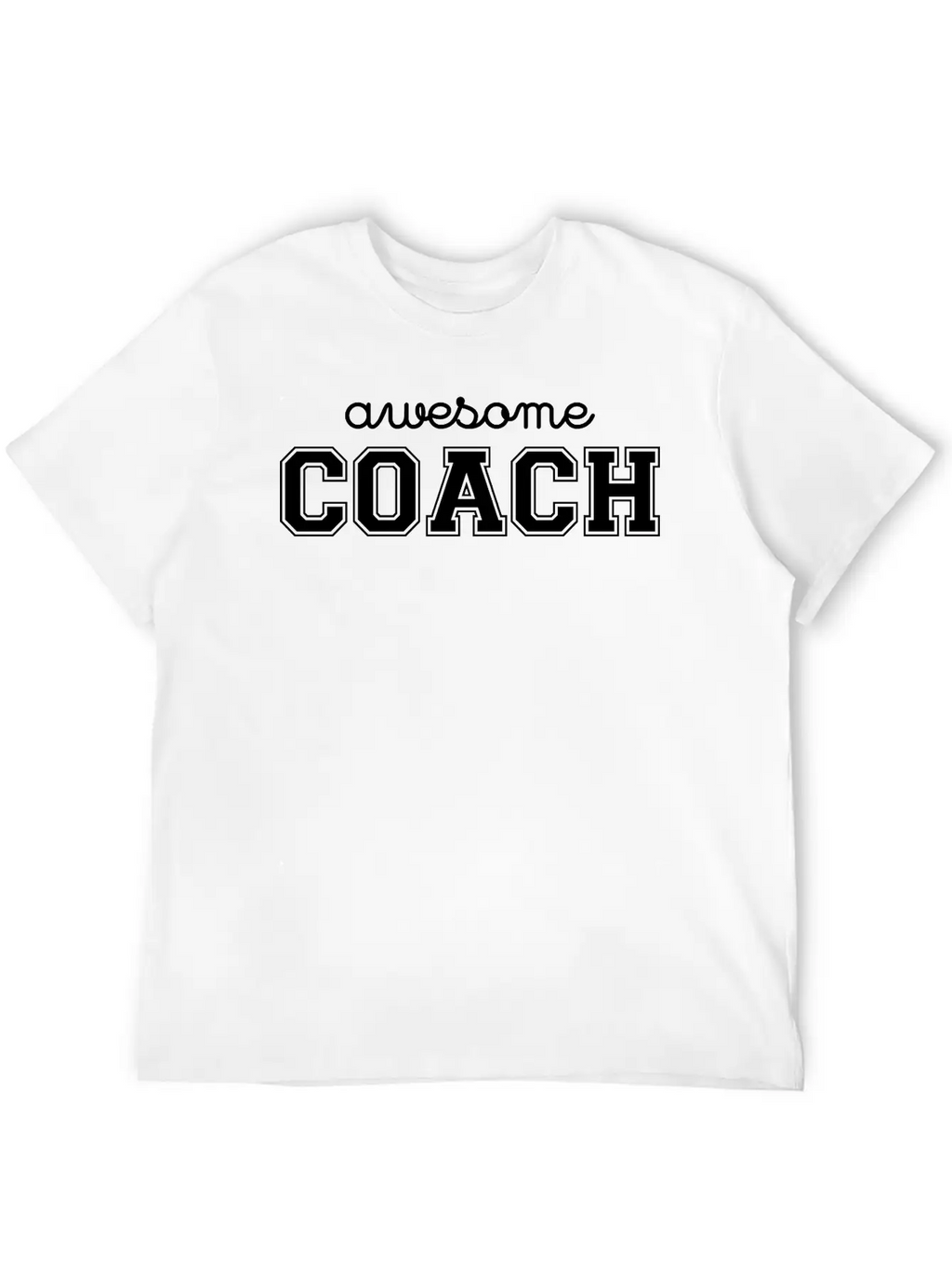 Awesome Coach Breathable Soft Cotton T-Shirt – Timeless Casual Look