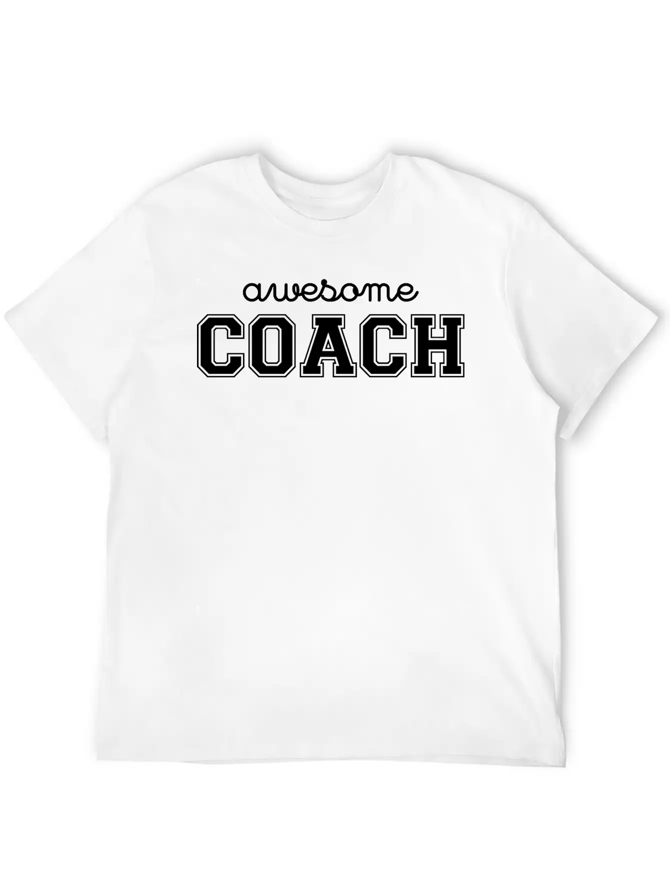 Awesome Coach Breathable Soft Cotton T-Shirt – Timeless Casual Look
