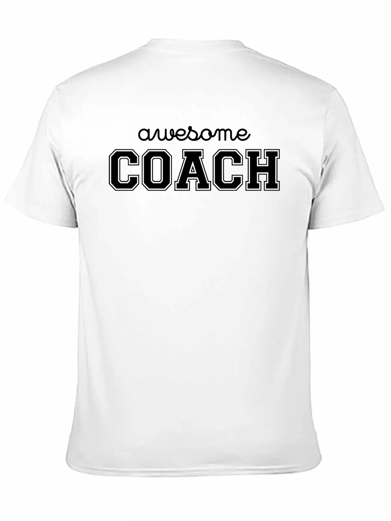 Awesome Coach Breathable Soft Cotton T-Shirt – Timeless Casual Look