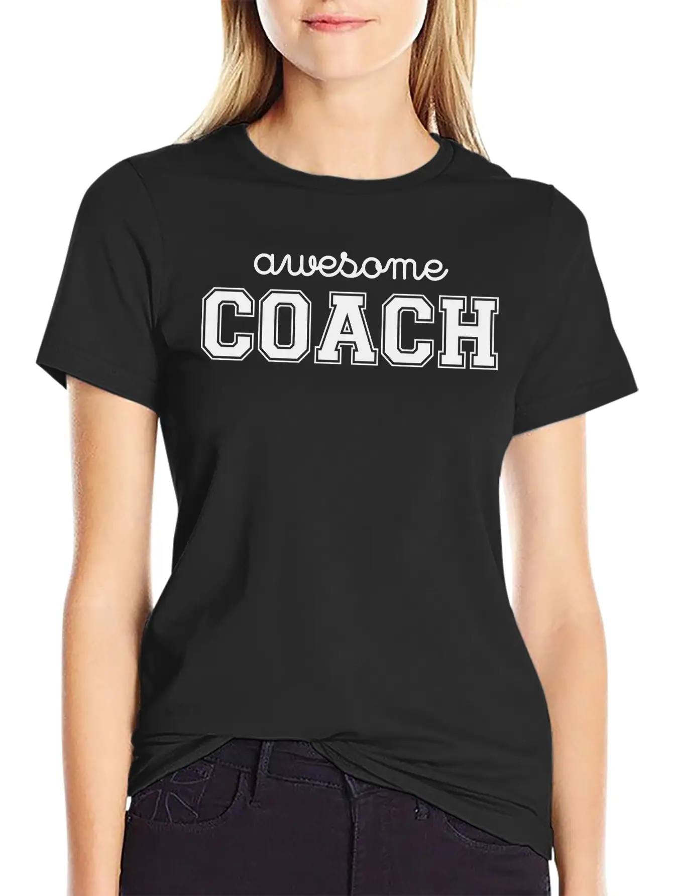 Awesome Coach Breathable Soft Cotton T-Shirt – Timeless Casual Look