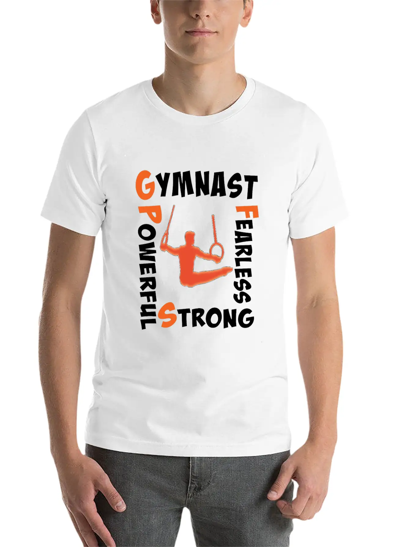 Awesome Gymnastics Boy Gymnast Power Strength Relaxed Everyday Tee – Lightweight And Durable Cotton