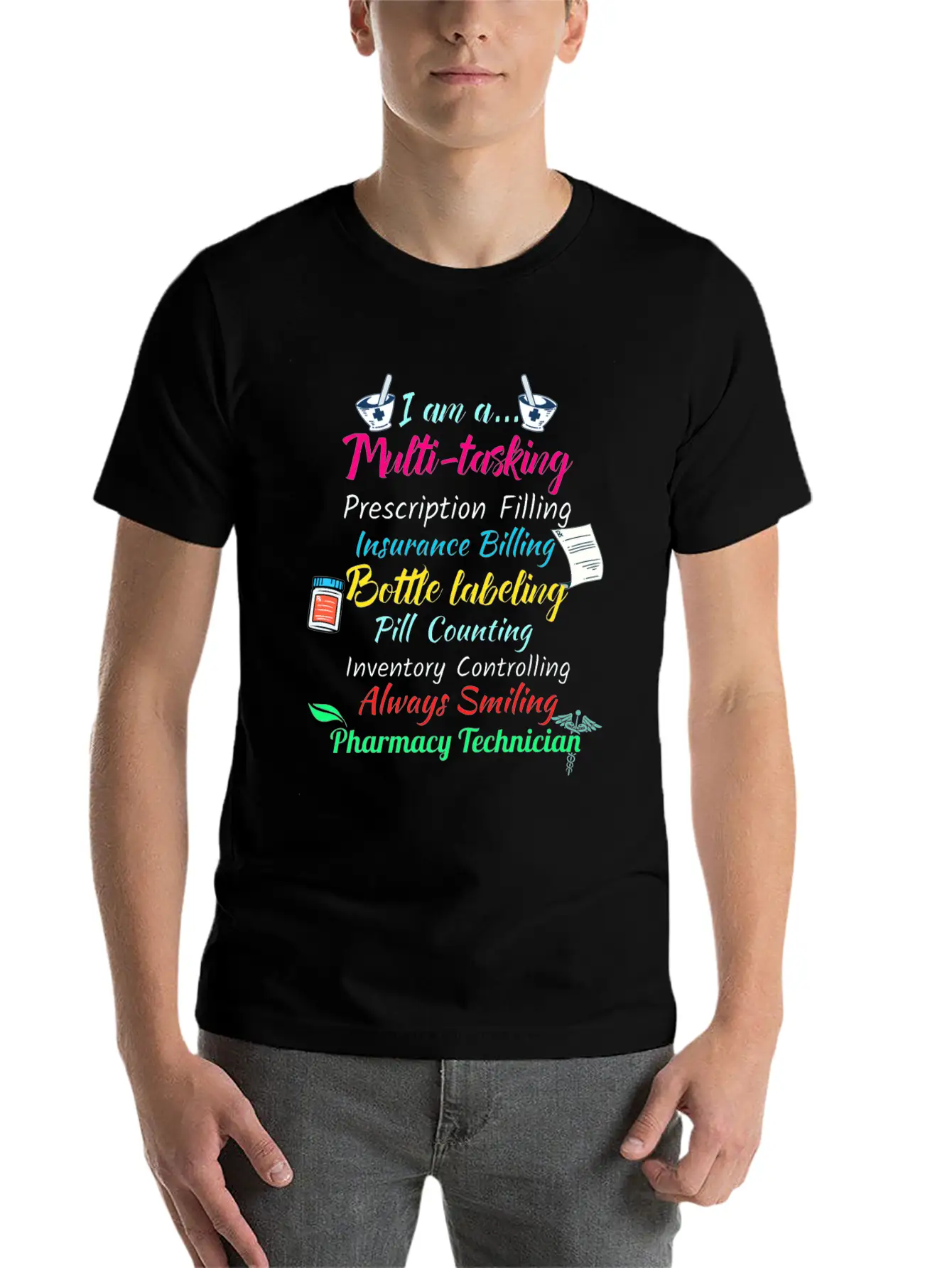 Awesome Pharmacists Gift Pharmacy Tech Medical Timeless Short Sleeve Tee – Comfy And Minimalist Design