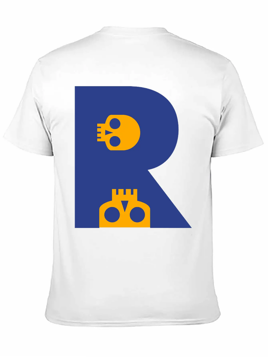 ☠♥Awesome Skull Alphabet Initial Letter-R♥☠ Breathable Graphic T-Shirt – Perfect For Casual Days