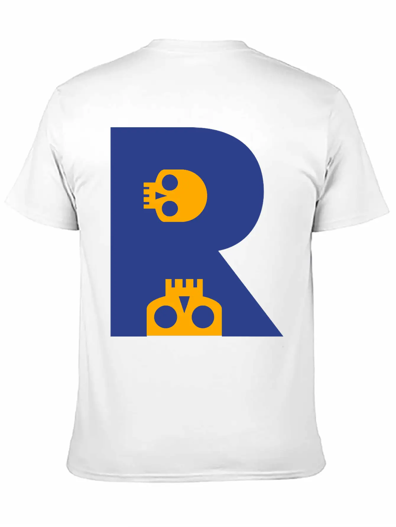 ☠♥Awesome Skull Alphabet Initial Letter-R♥☠ Breathable Graphic T-Shirt – Perfect For Casual Days