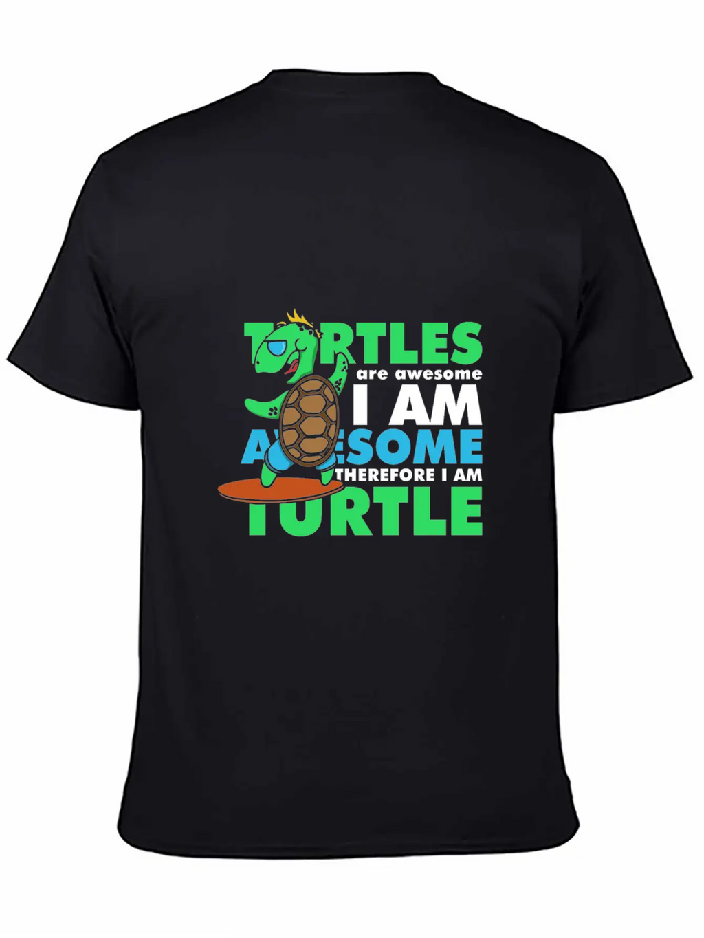 Awesome Turtle Basic Graphic T-Shirt – Daily Comfort In Soft Cotton