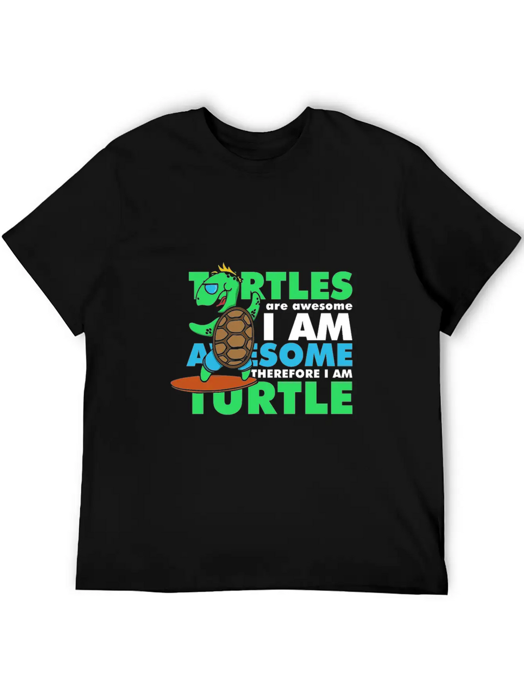Awesome Turtle Basic Graphic T-Shirt – Daily Comfort In Soft Cotton