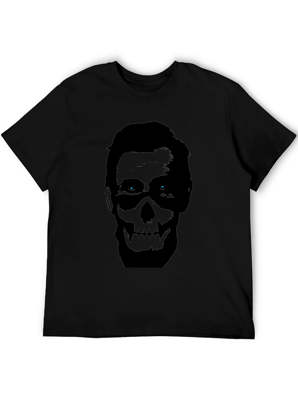 Skull Mask Graphic Tee - Mens Black T-Shirt