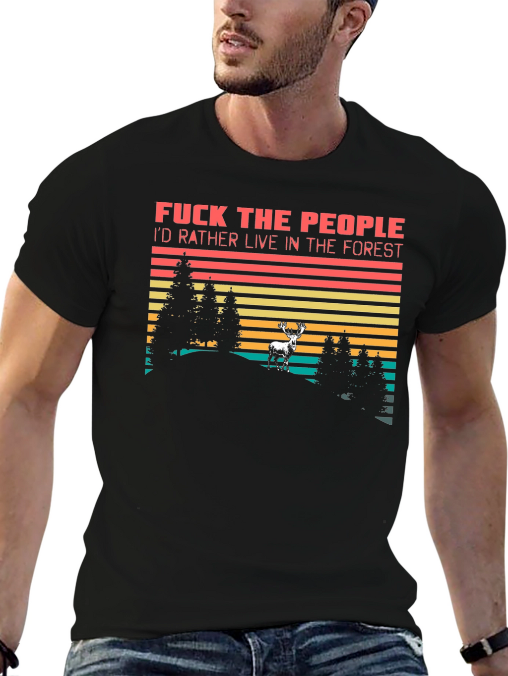 Forest Lover Graphic Tee - Fuck The People