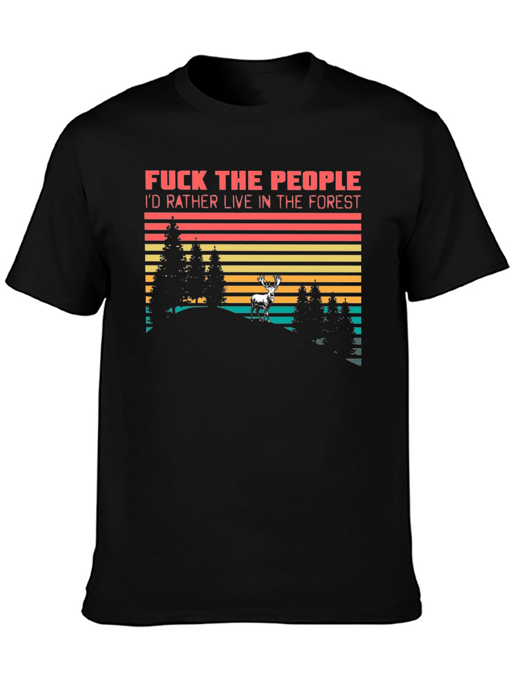 Forest Lover Graphic Tee - Fuck The People