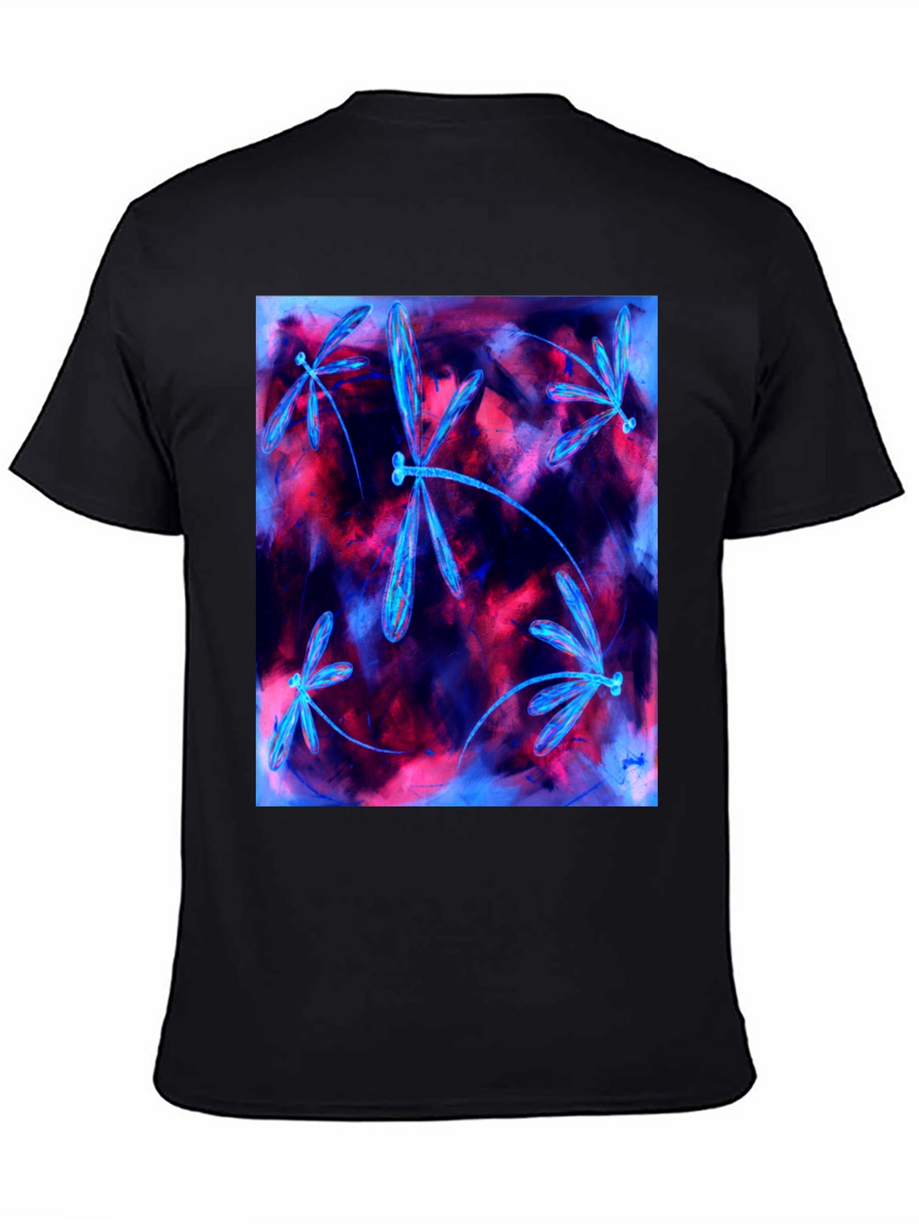 Dragonfly Graphic Tee - Abstract Art Shirt