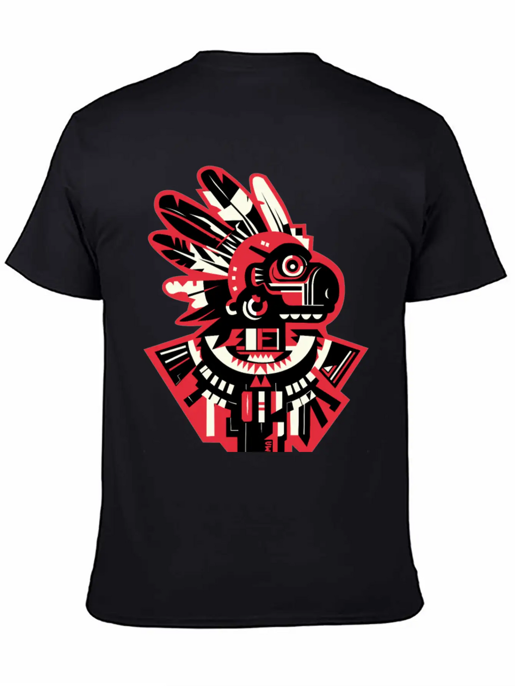 Aztec Monkey Warior Essential Cotton Tee For Daily Outfits – Unisex Style