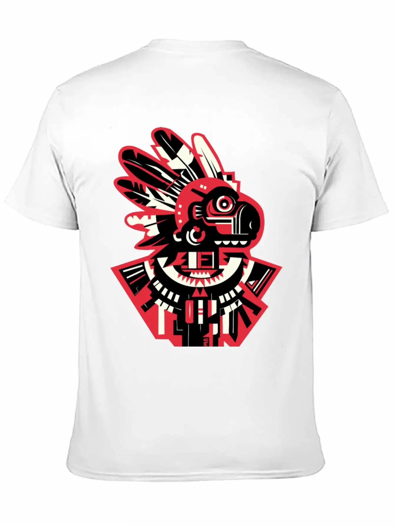 Aztec Monkey Warior Essential Cotton Tee For Daily Outfits – Unisex Style