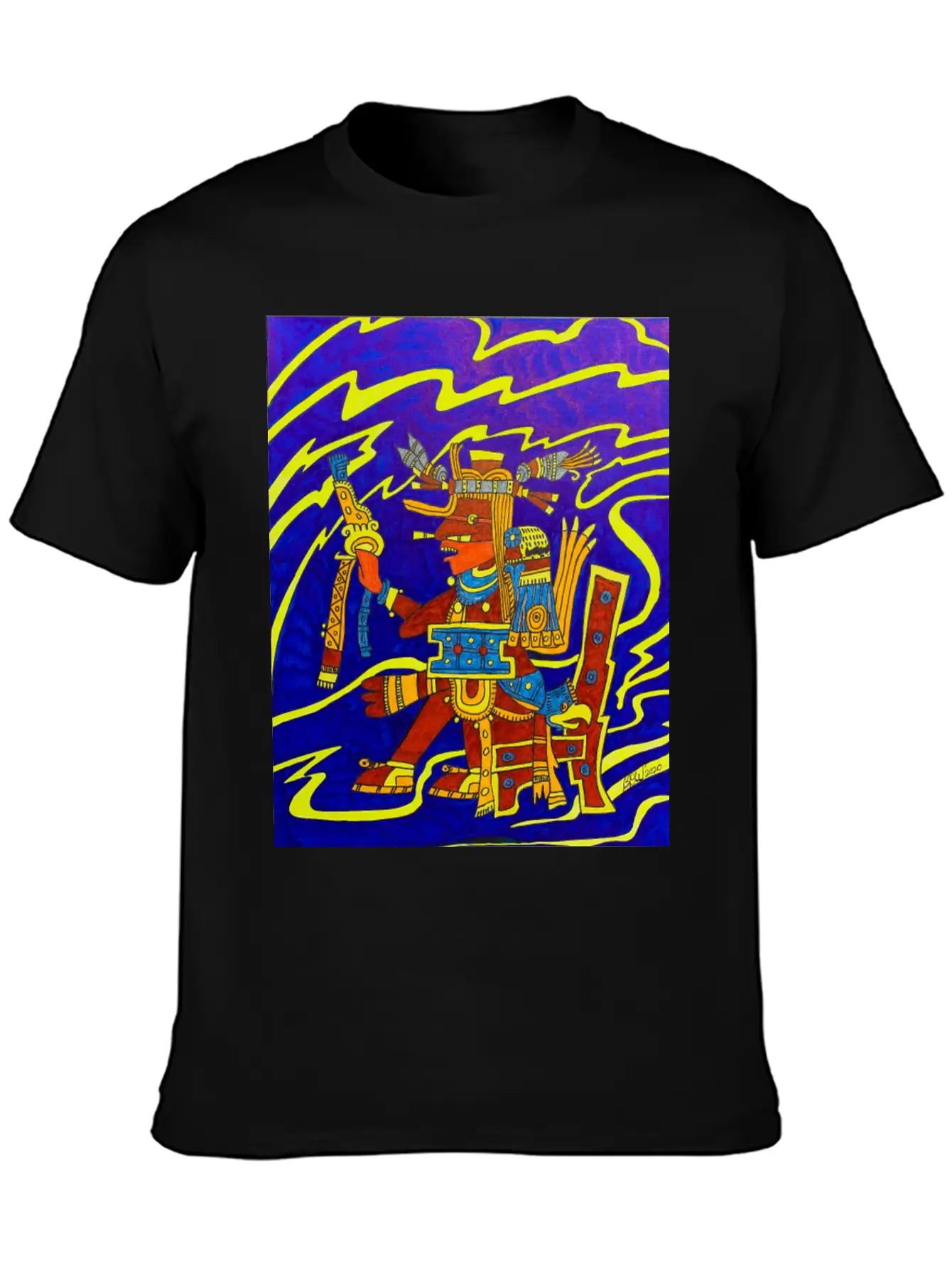 Aztec Spirit Of Intelligence Classic Cotton Tee – Unisex Comfort For Any Season
