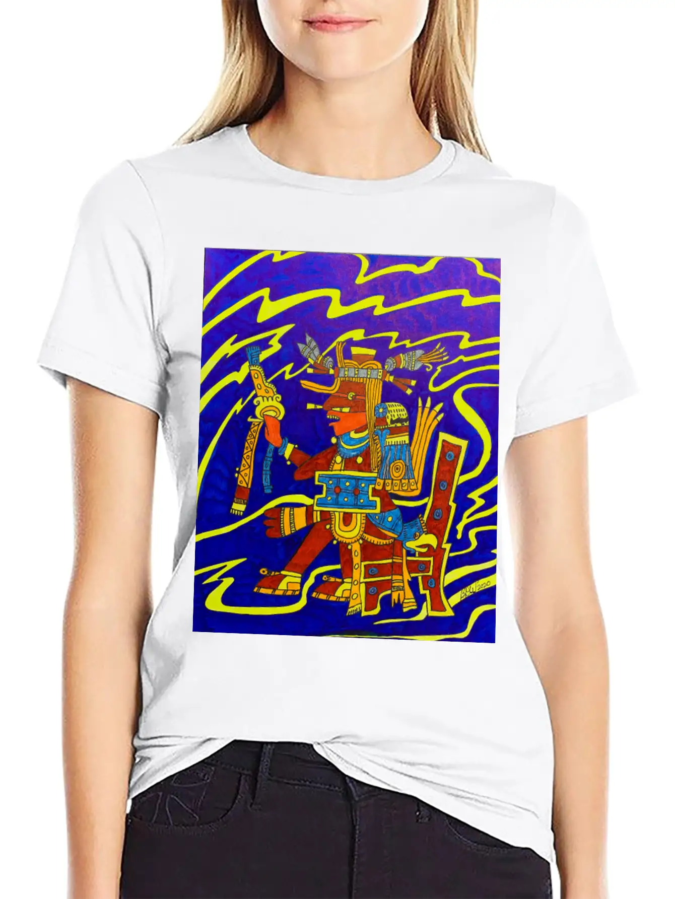 Aztec Spirit Of Intelligence Classic Cotton Tee – Unisex Comfort For Any Season