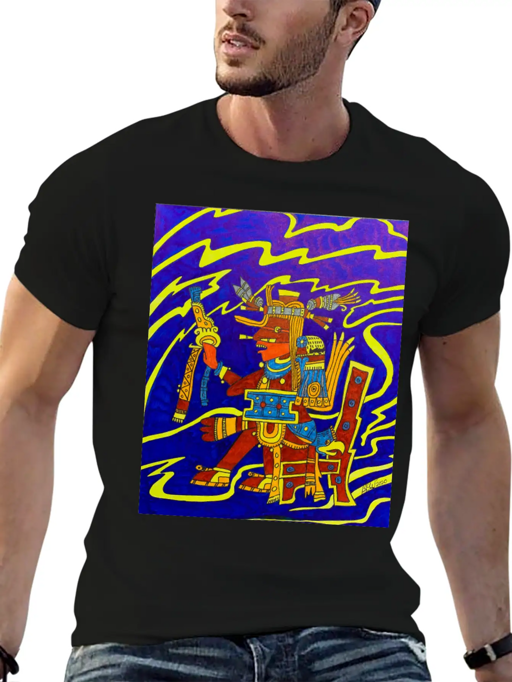 Aztec Spirit Of Intelligence Classic Cotton Tee – Unisex Comfort For Any Season