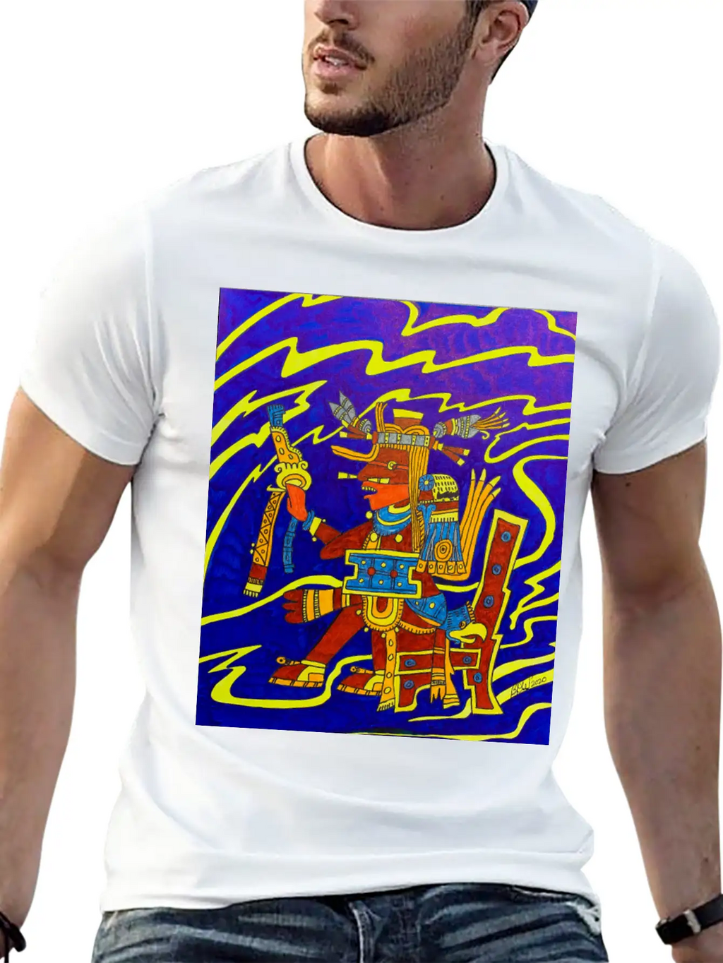 Aztec Spirit Of Intelligence Classic Cotton Tee – Unisex Comfort For Any Season