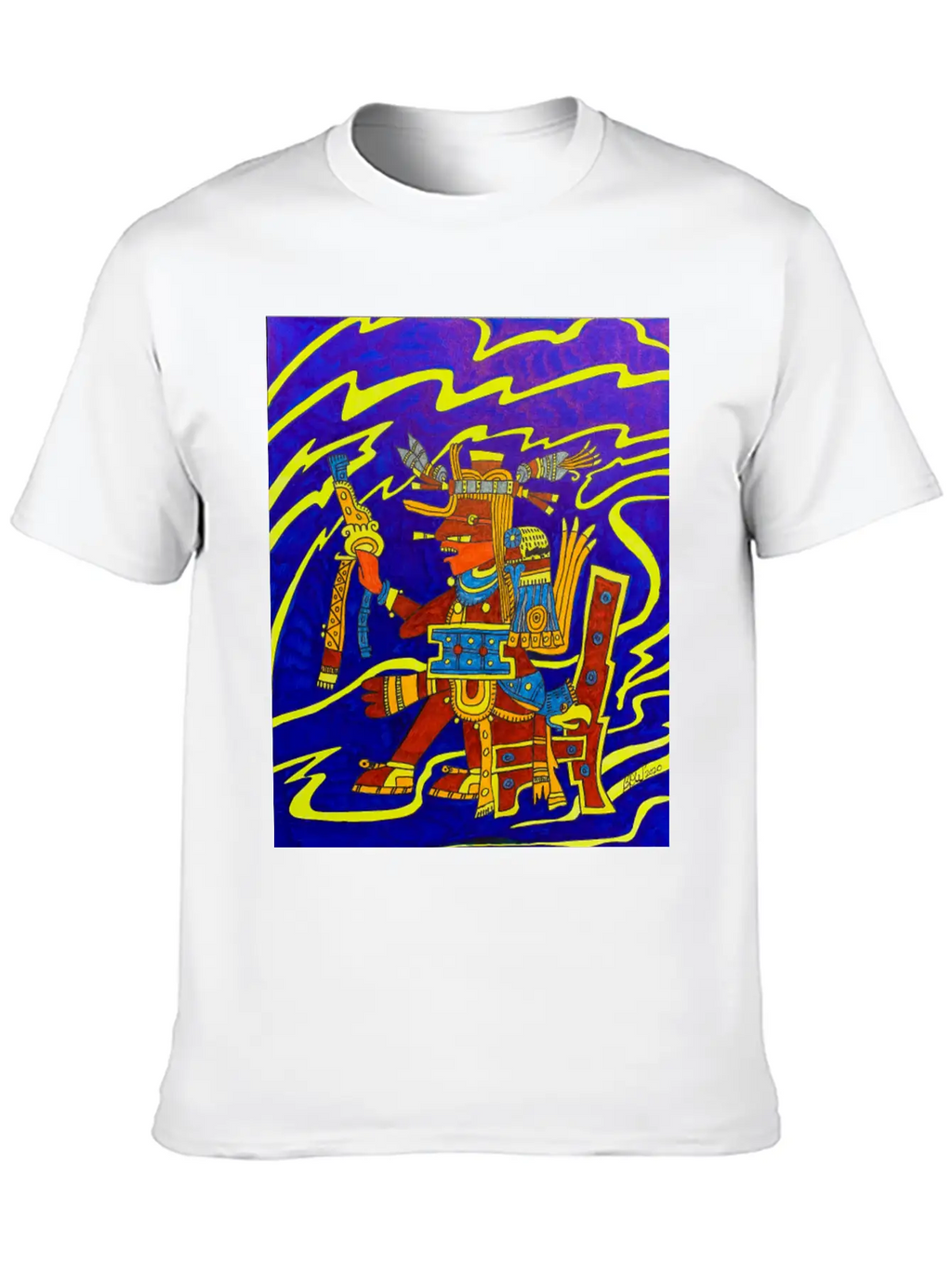 Aztec Spirit Of Intelligence Classic Cotton Tee – Unisex Comfort For Any Season