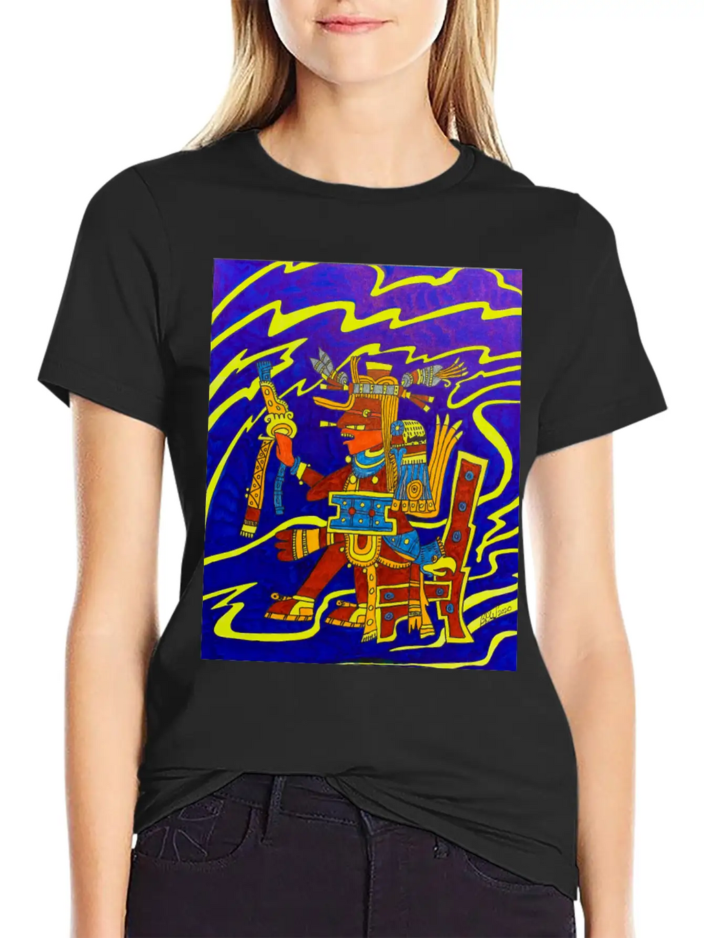 Aztec Spirit Of Intelligence Classic Cotton Tee – Unisex Comfort For Any Season