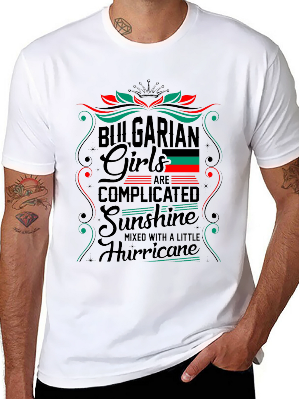 Bulgarian Girls T-Shirt - Complicated Sunshine Hurricane