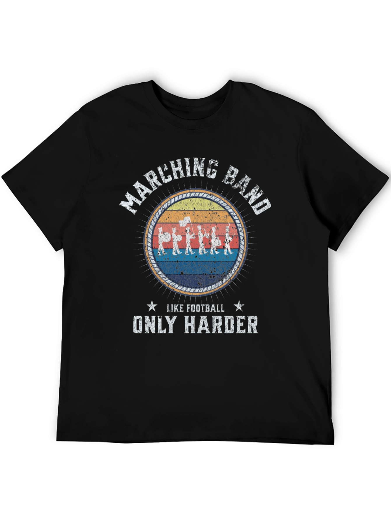 Marching Band Like Football Only Harder T-Shirt